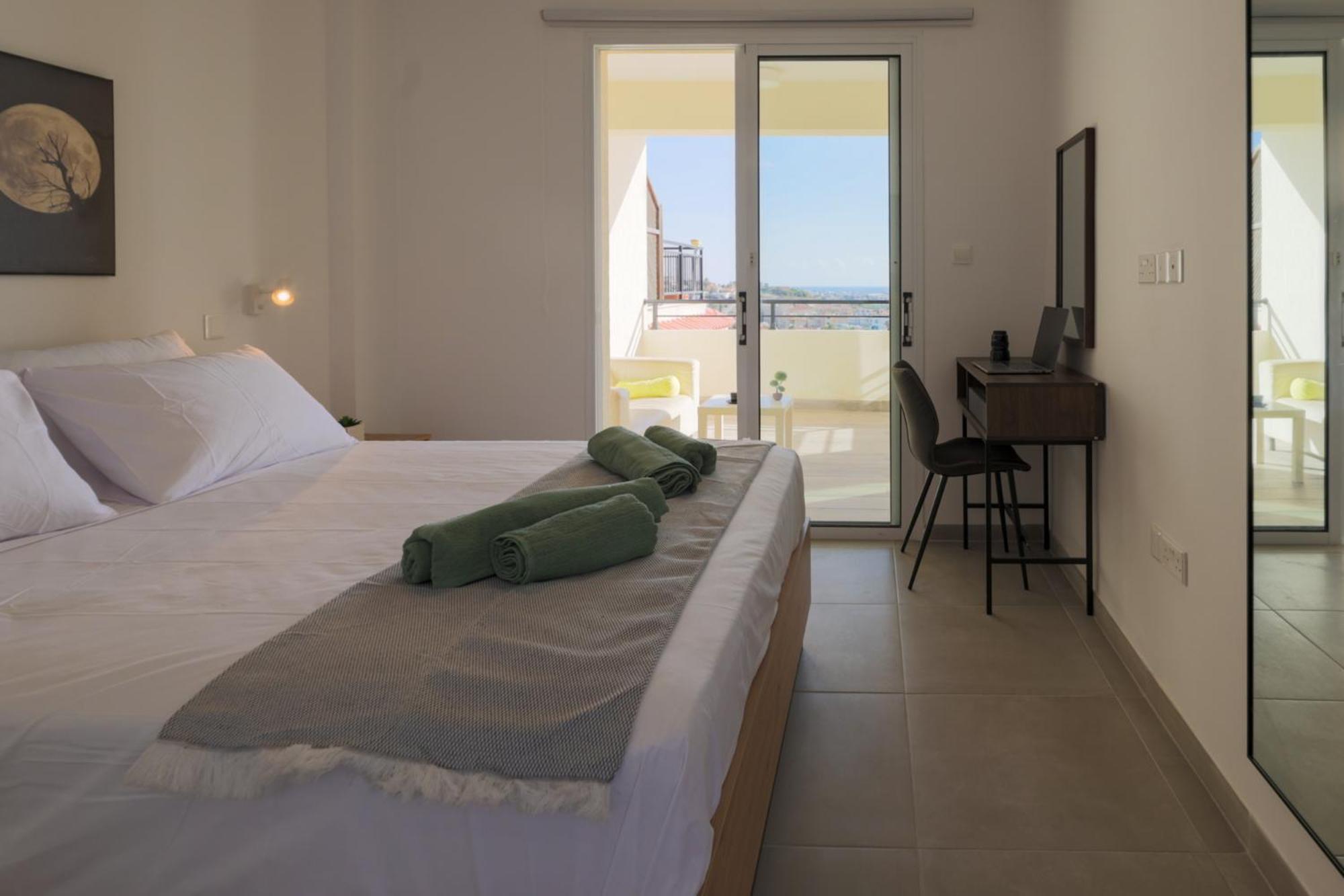 Apartament Eden Blue-Horizon 1B, Paphos, Sea View, Pool Konia Zewnętrze zdjęcie